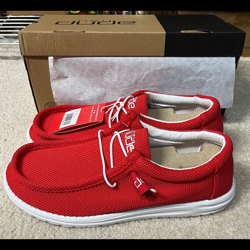 Hey Dude Wally Sox Flame Shoes